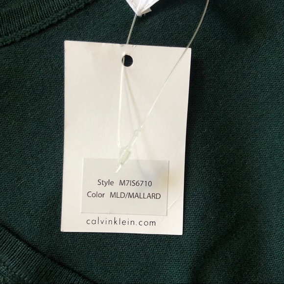 Calvin Klein Mallard Green Sweater - Picture 7 of 8